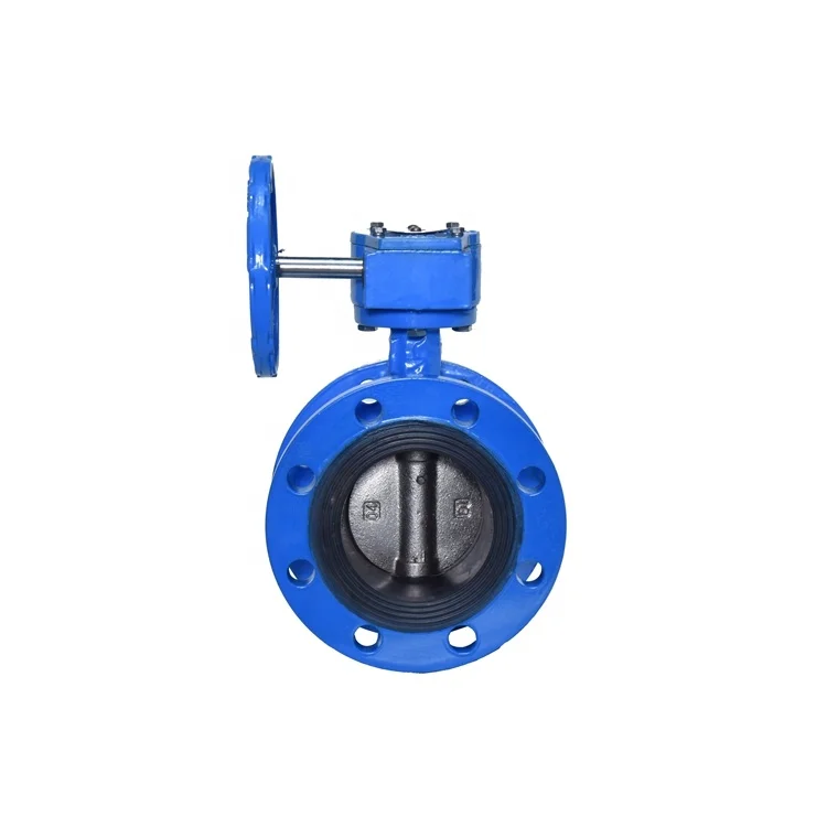 Taike China Manufacturer  Worm Gear Flange Type Butterfly Valve Price