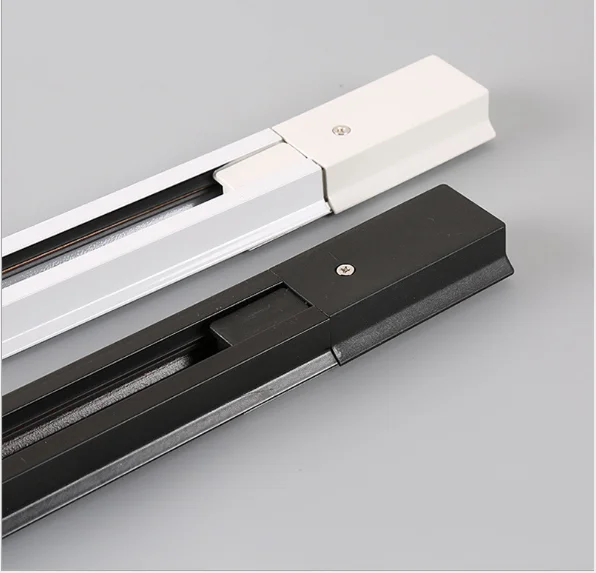 1 м 2 цвета: черные и белые провода железнодорожных путей прямой L Футболка с принтом «крестик разъем станок для 2 провода видео-телефон двери для трекового светильника LED прожектор рельсы