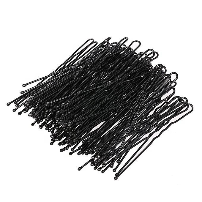 Beauty Salon Tools Latest Design U shape Black Metal Hair Bobby Pins For Women