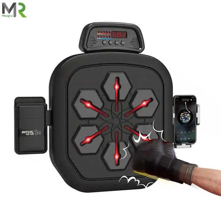 Hot Selling low price Music Smart Target Boxing Trainer Reaction bluetooth smart music boxing machine target wall