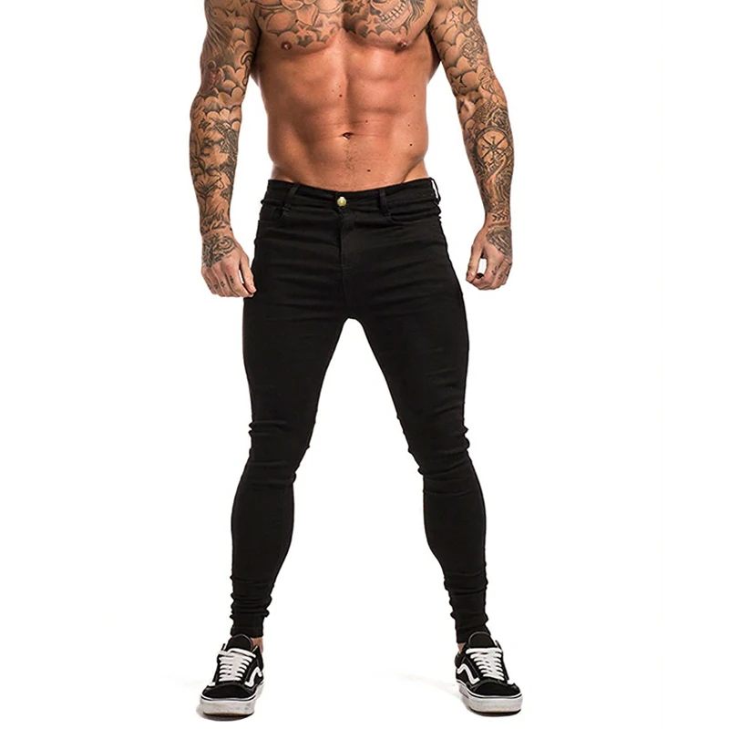 XJYD Mens Stretchy Skinny Jeans Men Slim Fit Spandex Denim Pants Elastic Jeans Trousers