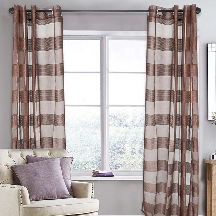 
Wholesale High Quality Home Fashion Door Curtain Living Room Sheer Window Curtain 