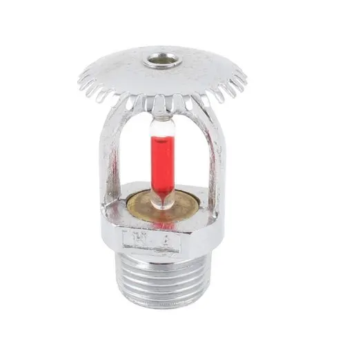 Brass chrome finished pendant upright horizontal sidewall fire sprinkler nozzle