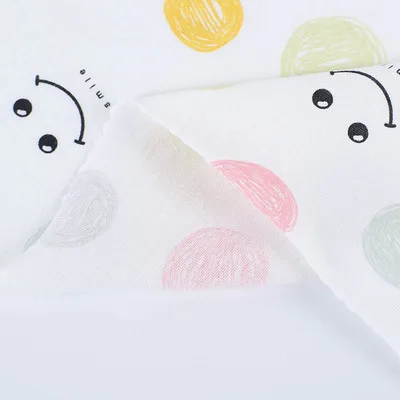 2022 New cartoon printed cotton jersey combed single-sided jersey knitted organic cotton baby wear fabric