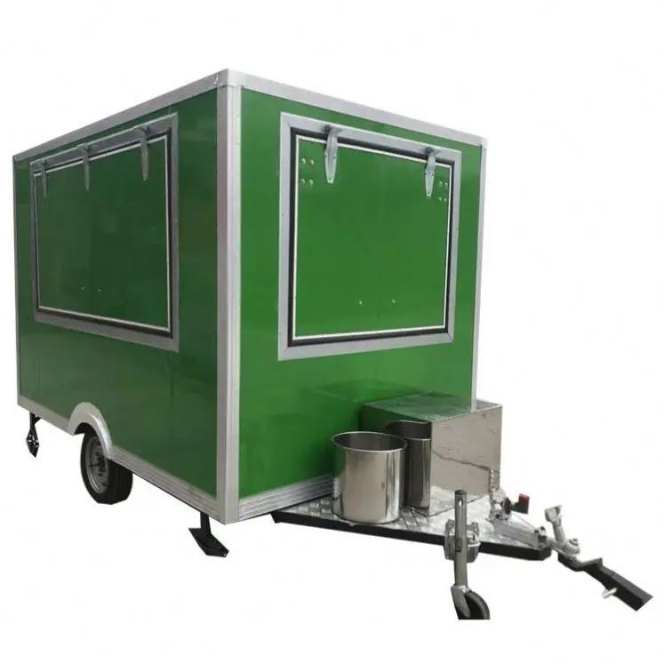 Outdoor Mobile Food Trailer Street Mobile Food Cart China Factory Mobile Food Truck for Sale Pizza Customized Steel American