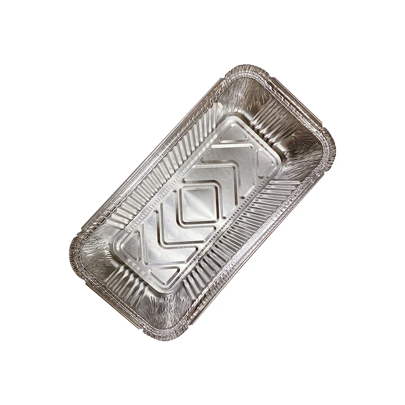 
Aluminum foil square lunch box-220*110*60mm Aluminum foil container High quality aluminum foil box for food packaging 