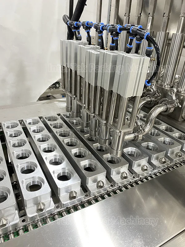 Automatic Ice Lolly Tube Calippo Filling Sealing Machine 70ml Paper Cone Squeeze Cup Ice Cream Packing Machine With Paper Lid