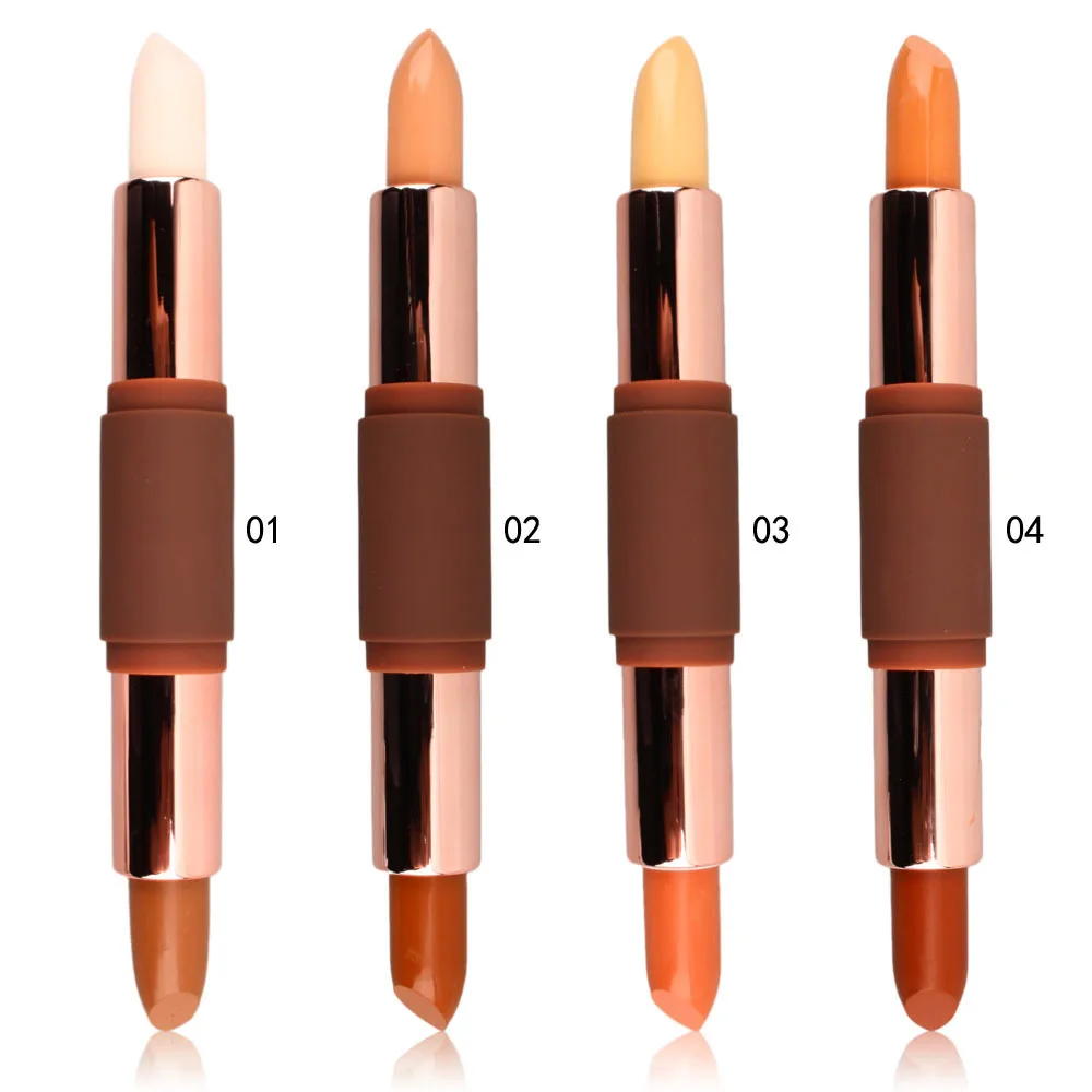 
private label highlighter stick long lasting 3D face highlighter foundation stick makeup bronze highlighter with a roller stick 
