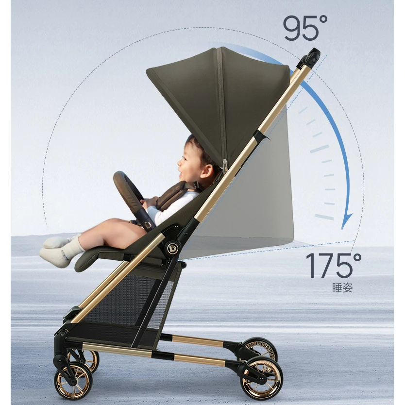 Portable Amazon Hot selling Pocket Stroller Travel System Baby Stroller With Aluminium Frame