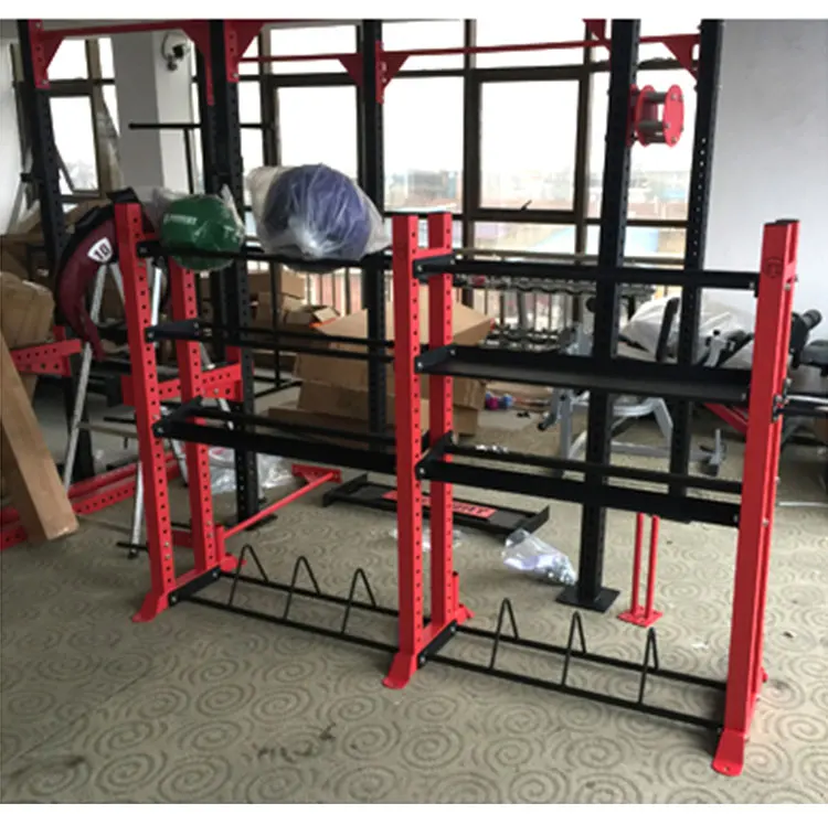 Home Gym Storage Rack, Workout Wall Rack, Multi-Purpose Wall Mount Holder for Exercise Bands, Dumbbell, Jump Ropes, Lifting Belt