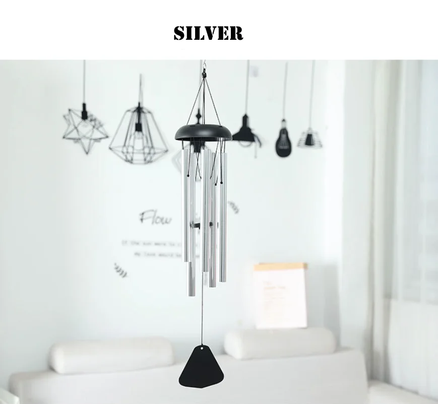 wholesale outdoor 33 inch metal wind bell sympathy memorial wind chime