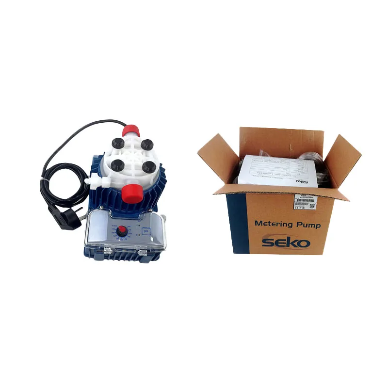 Chemicals dosing pump and metering pump for dosing system tank