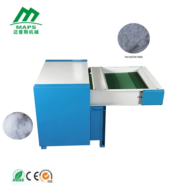 China Factory price 5.5KW Polyester fiber Carding Machine for cotton, wool and fiber