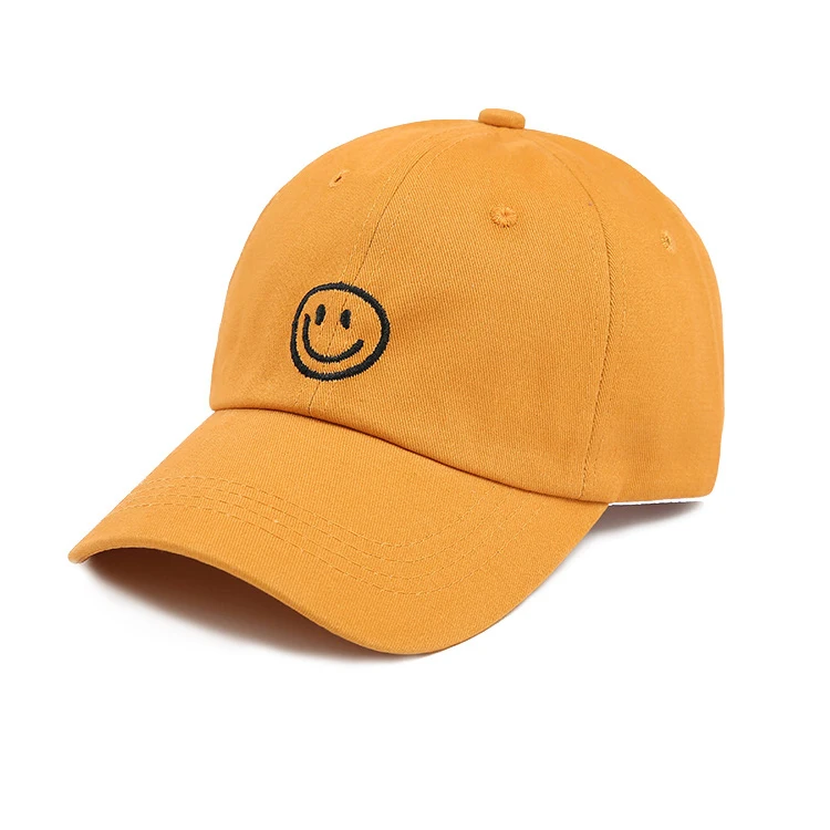 High quality cap embroidery hats custom baseball caps embroidered dad hat with brand woven tag