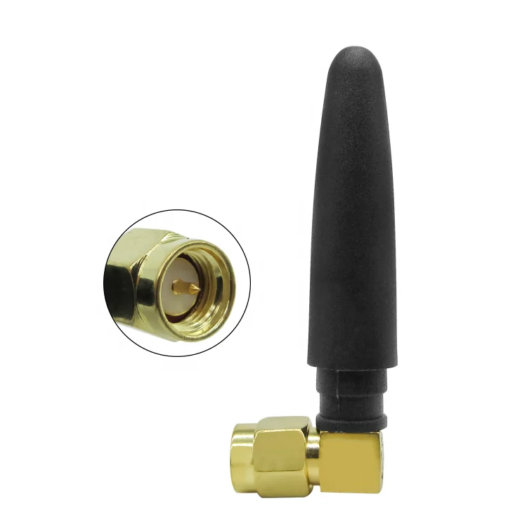 2G GSM Modu l e антенна Гибкая Выдвижная штыревая антенна L тип SMA 2dBi 433 МГц 868 МГц