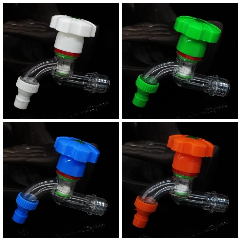 Pakistan Nepal plastic waterfall bathroom basin faucets transparent plastic Open it quickly PP Plastic Taps/Faucet