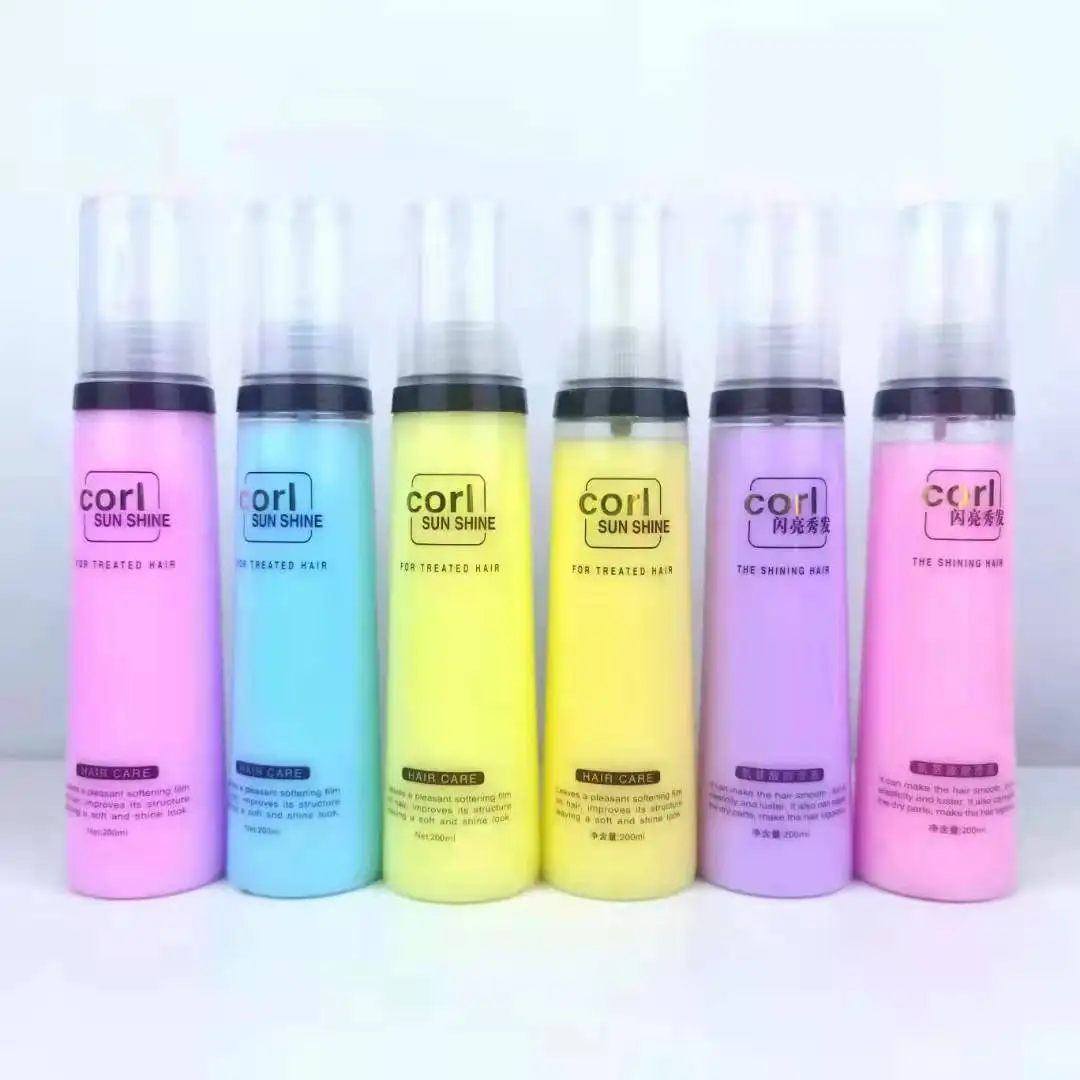 Private Label Corl Sunshine Perfumed 200ml Moisturizing Shine Hair Repair Mist Spray for Hair