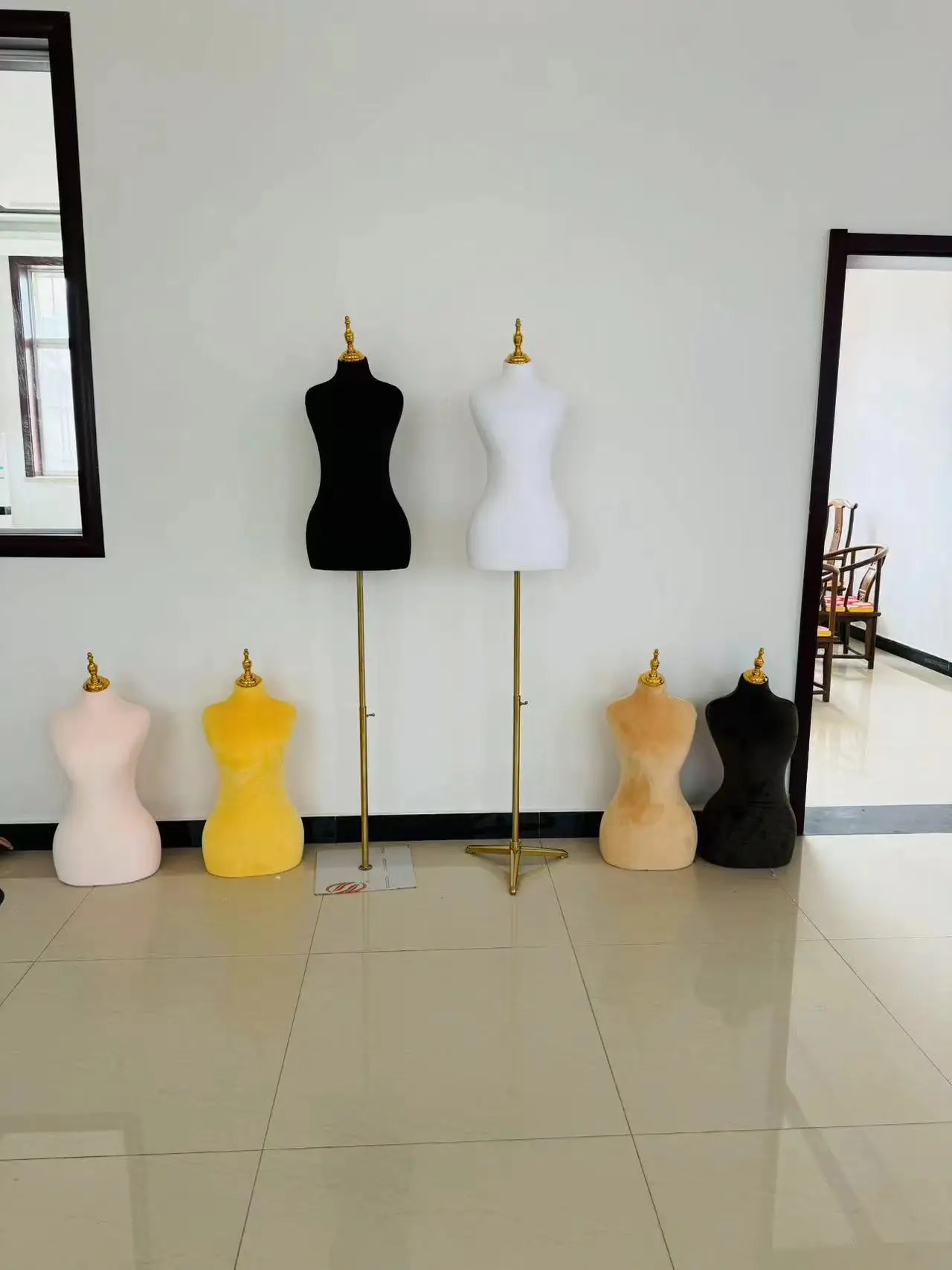Hard Foam Dummy Women Fabric Tailoring Sewing Female Mannequin Dress Form Adjustable Mannequin Torso Sexy female mannequin