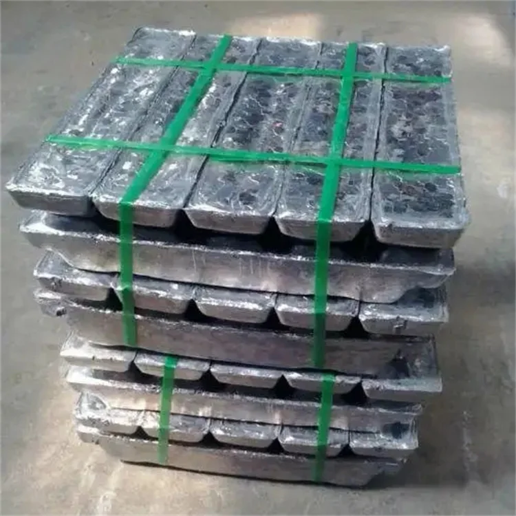 Wholesale high purity  99.95% 99.99% zinc ingot factory supply Tin Ingot Used in construction and electricity