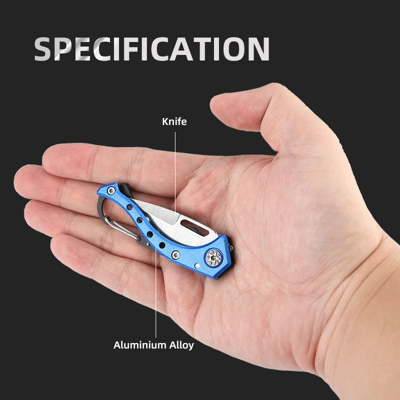 Wholesale outdoor camping survival folding mini pocket knife lightweight custom handle color tactical mini pocket knife