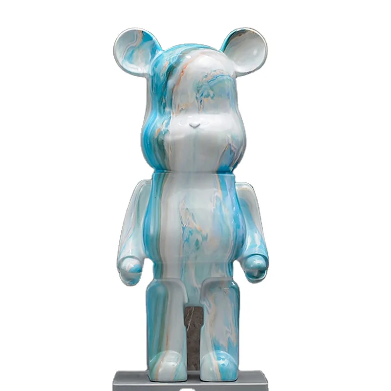 Online large living room TV cabinet next to milk tea shop housewarming celebrity fluid violence bear floor decoration
