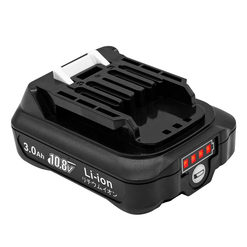 For Makita 10.8V 12V 1.5Ah 2.0Ah, 2.5Ah, 3.0Ah BL1041B BL1021B BL1050 Rechargeable Cordless Power Tool Battery