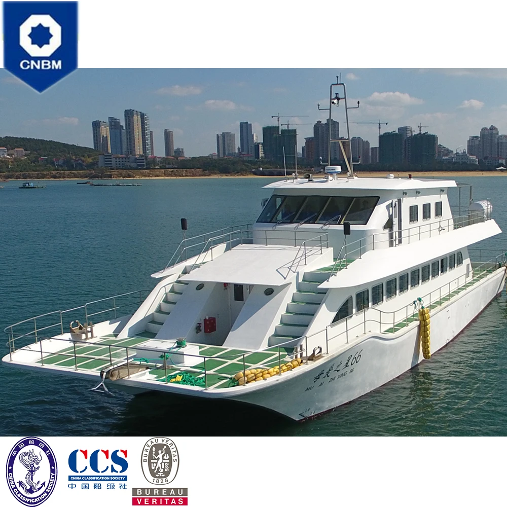 
25m FRP Catamaran passenger boat tour boat Water sightseeing bimotored 