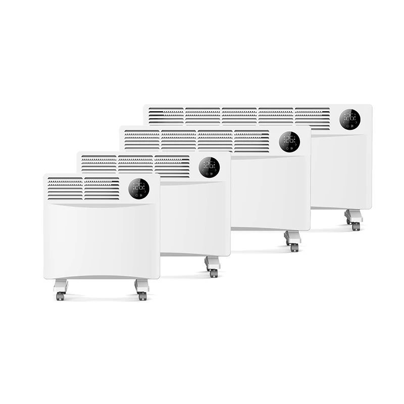 double overheat protection Wall mounted standing 2000w 2500w touch control switch 1500w WIFI IP24 electric convector heater