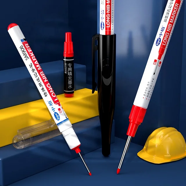 20 30MM deep-hole-marker ong nib drill hole Long Head marker long tip Deeply Deep Hole Mark Pen