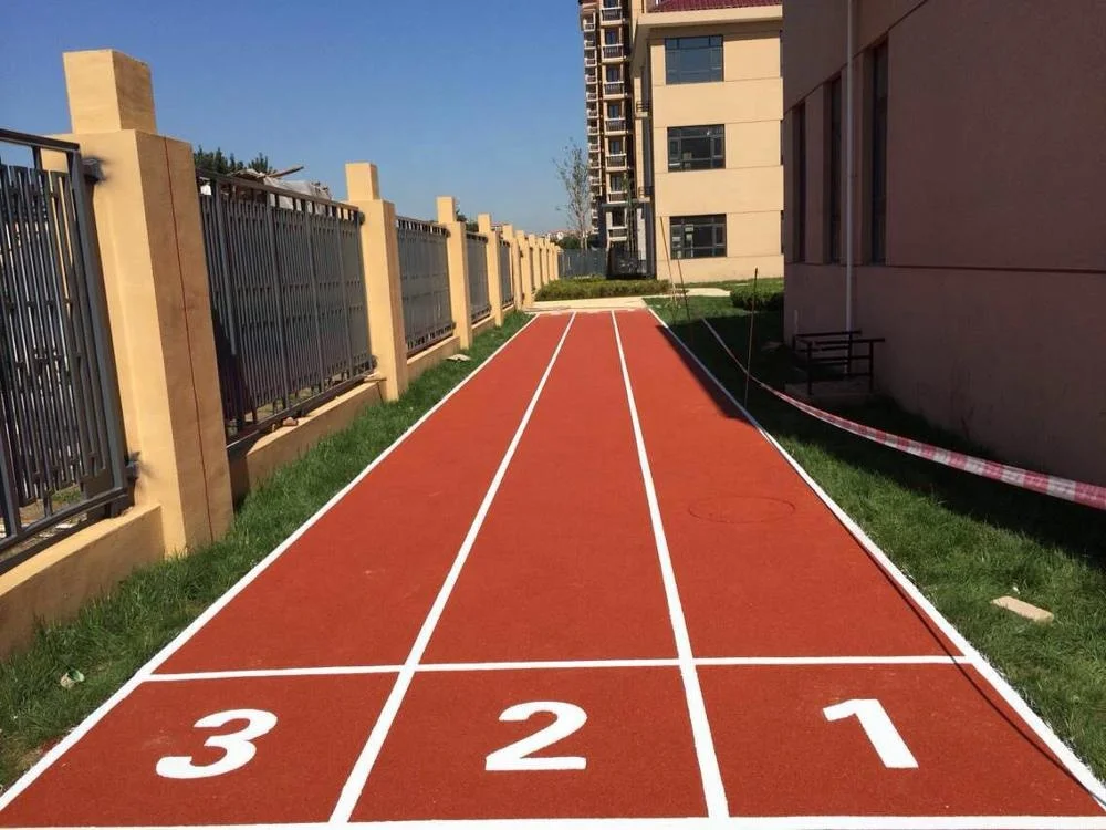 2024 13mm Rubber Plastic Runway All Weather Epdm Granule Sandwich System Running Track