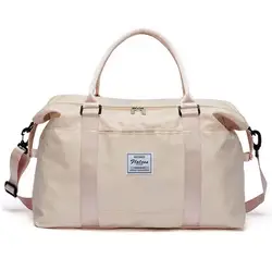 Large capacity women custom weekend duffle gym bags high quality custom new swim dance sports duffel bag