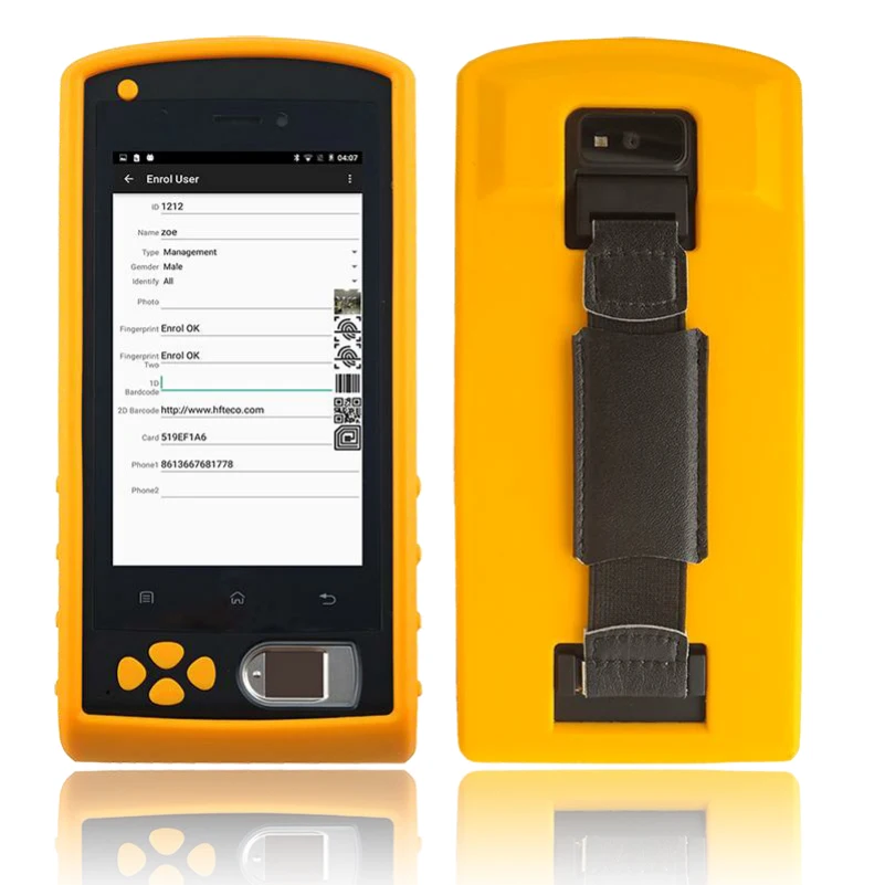 HFSecurity HFSecurity FP05 Rugged Android GPS Tracking Fingerprint Time Attendance System with SMS Function