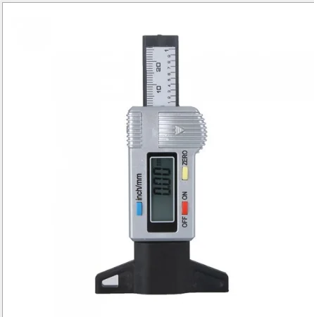 Digital Car Tyre Tire Tread Depth Gauge Caliper Thickness Gauges Tread Brake Pad Shoe