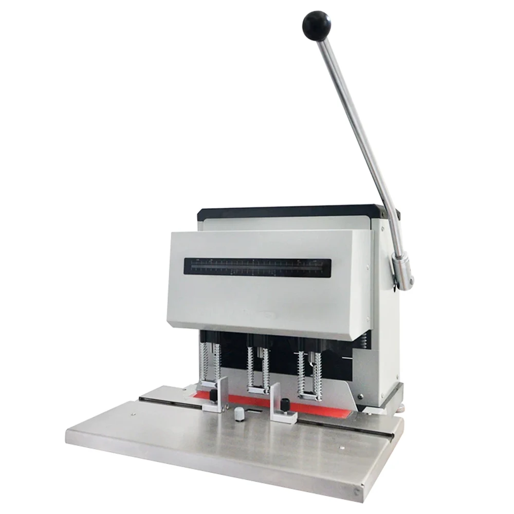 U-WB50B Электрический 3-х отверстный станок для сверления бумаги 3-шпиндельный перфоратор по заводской цене