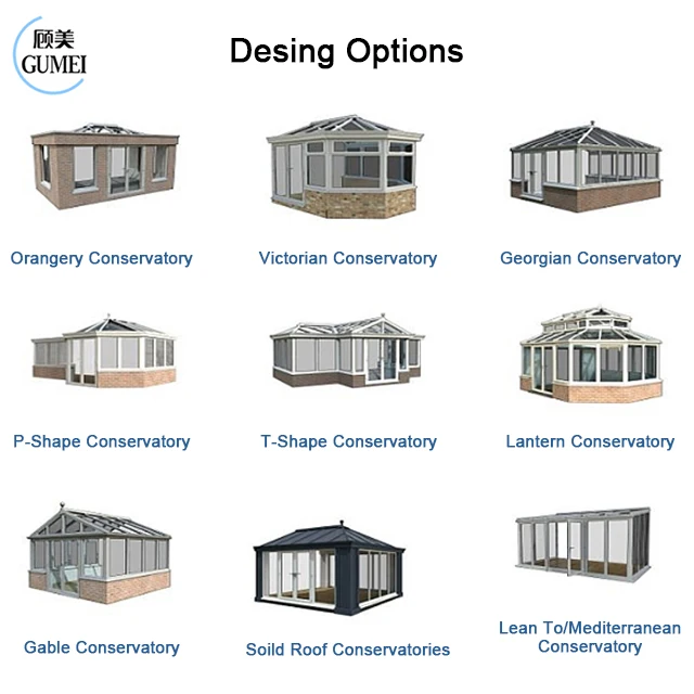 Install Easily Outdoor Room Aluminum Sunhouse Sunrooms 4 Patio Enclosure Sun Prefab Glass House