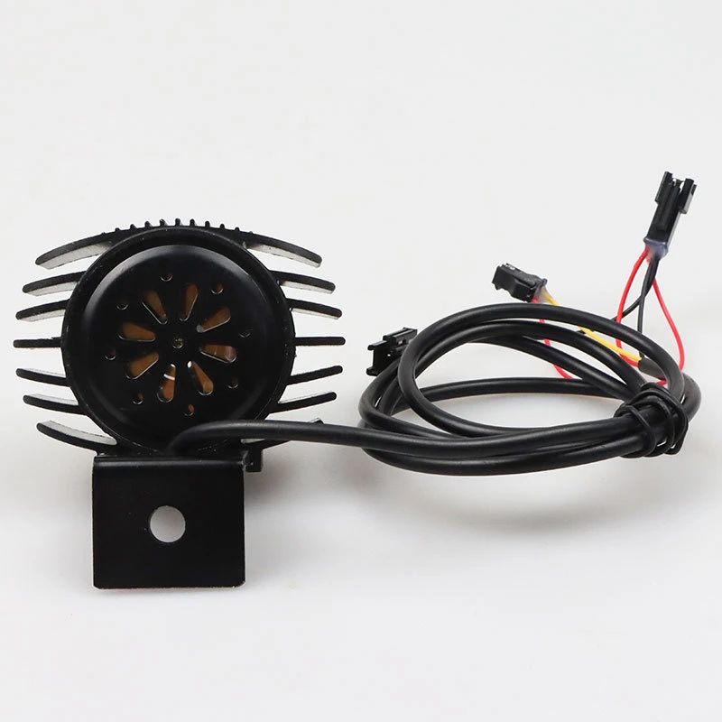 2 In 1 Horn Headlight Electric Scooter Big Front Light For KUGOO M4 PRO 12-80V Motorcycle Big Front Light Lamp With Horn