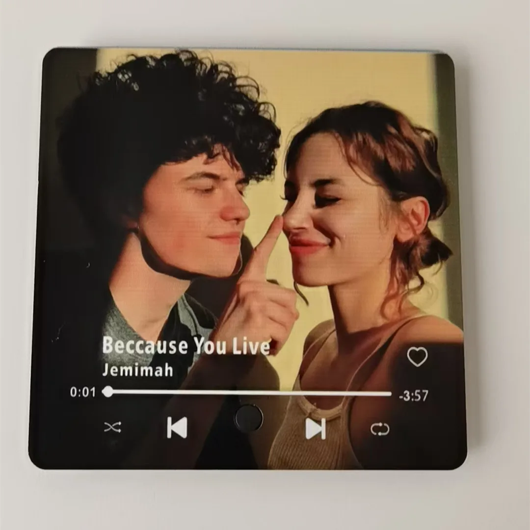 Hannuo Factory Supplier Custom Good Quality Acrylic Square Fridge Stickers Music Magnet for Decoration Gifts