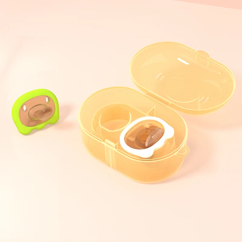 BBET Baby Feeding Nursing Products Hot Selling 2023 2024 Round Head Flat Head Silicone Soothing Pacifier Set for Newborns Babies