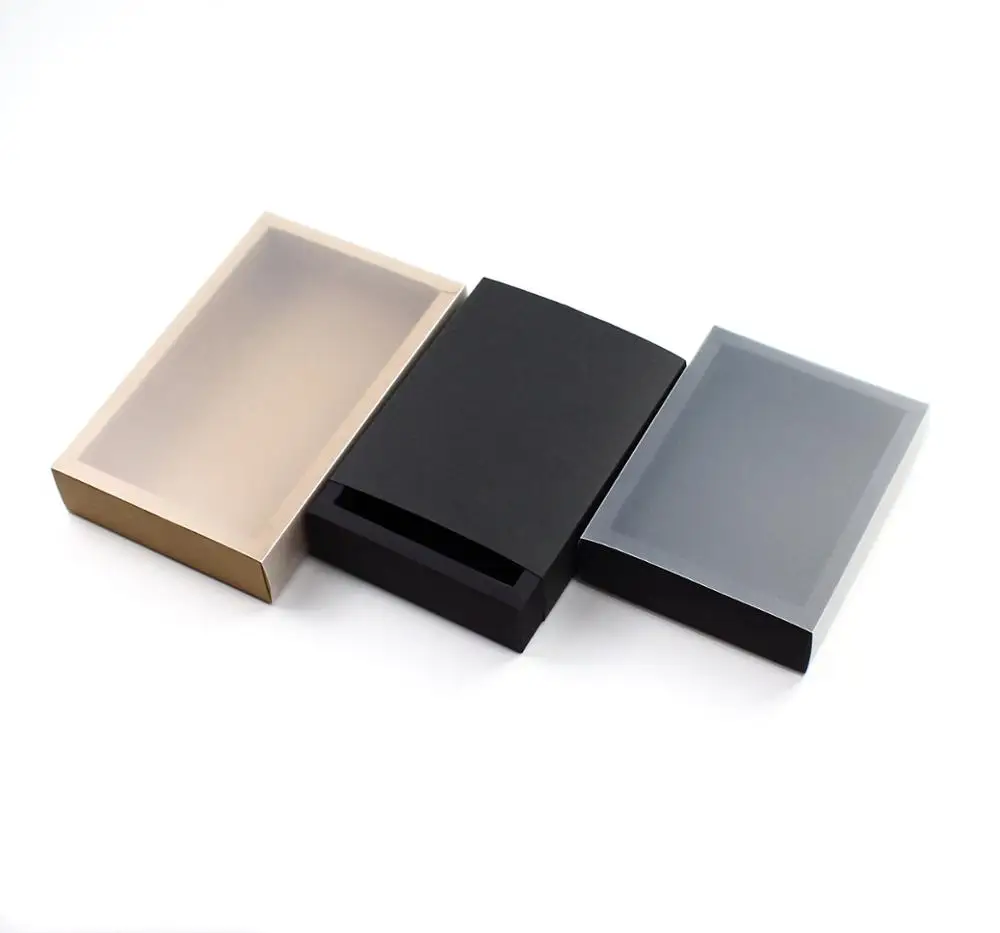 
Wholesale small boxes for socks underwear packaging custom design logo size paper drawer boxes 