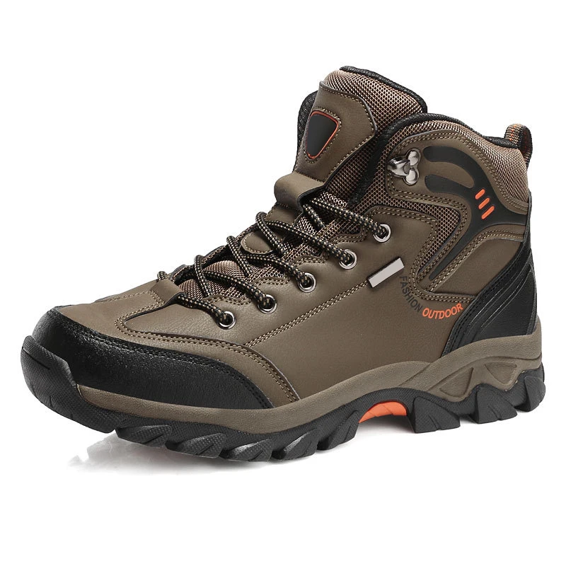 Wholesale Custom hiking shoes Men combat boots Climbing Trekking Boots