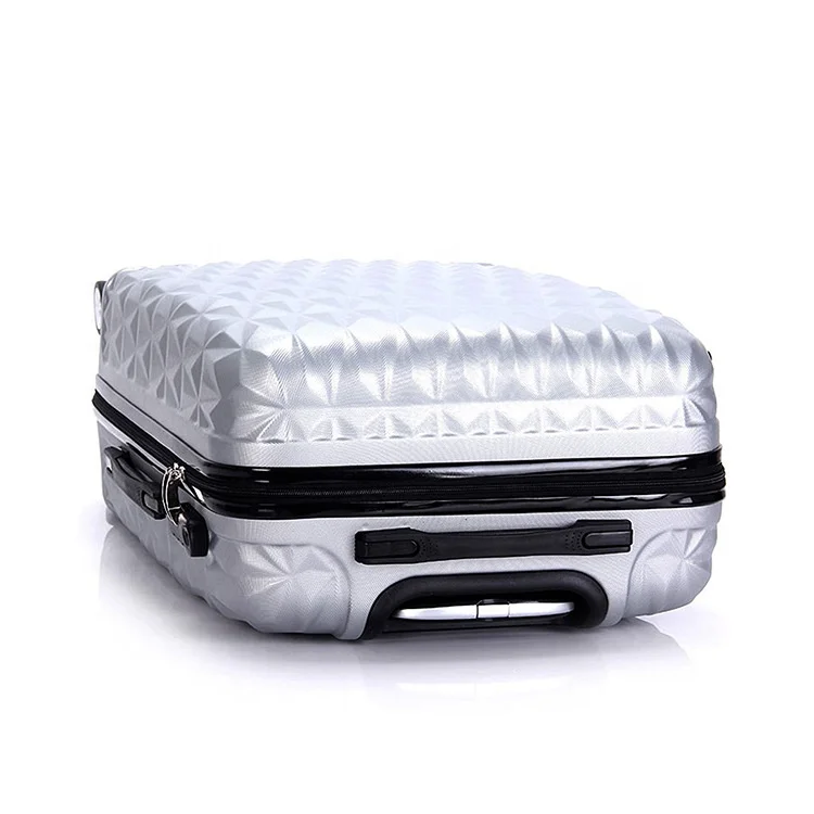 Custom Combination Lock Spinner 4 Wheels Light Weight 20 24 28 Inch Abs 3pcs Hard Suitcase Luggage Set