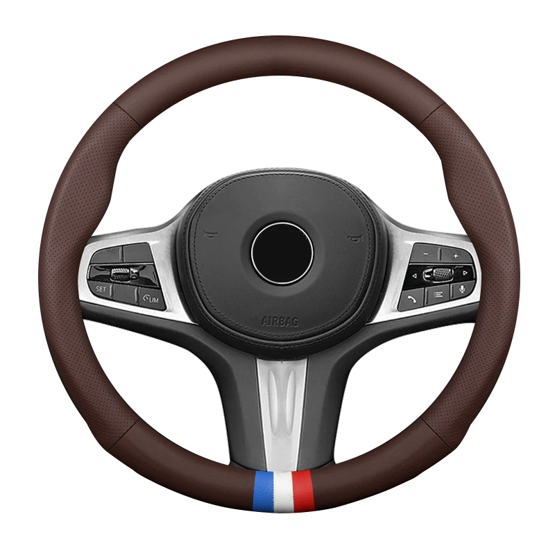 Custom designed suede Universal steering wheel cover for MINI BMW Mercedes Audi Volvo Toyota cars