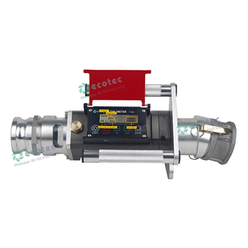 T80 gravity fuel tanker unloading flow meter fuel unloading flow meter