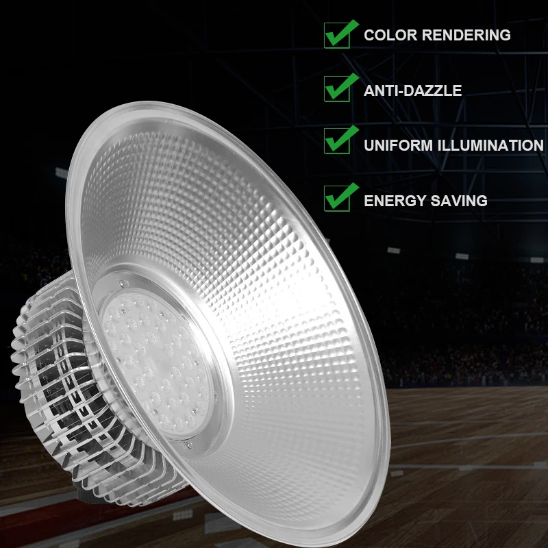 DAWN LED high lumen Industry and Mine Lamp Factory Workshop Warehouse light 100w 150w 200w led high bay light