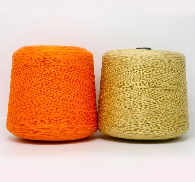 Raffia 6.5nm/1 Cotton Nylon Blended Fancy Gimp cord Yarn easy dyed raw wrapped trim string for embroidery crochet bead spangles