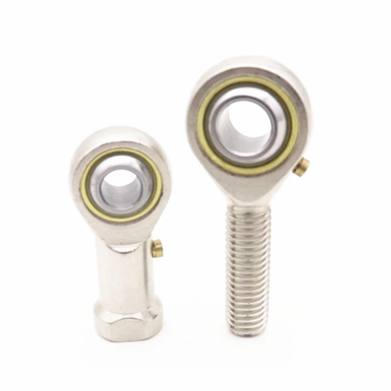M10*1.5 Spot Rod End Joint Bearing POS10 POSL10 With Oil Nipple Fisheye External Thread Rod End Joint bearing