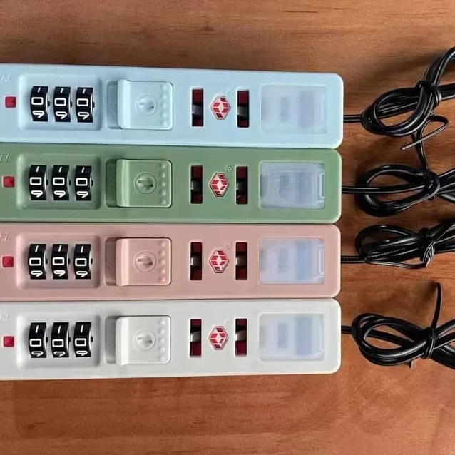 New arrival charget TSA lock combination lock with cable for hard plastic travel luggage