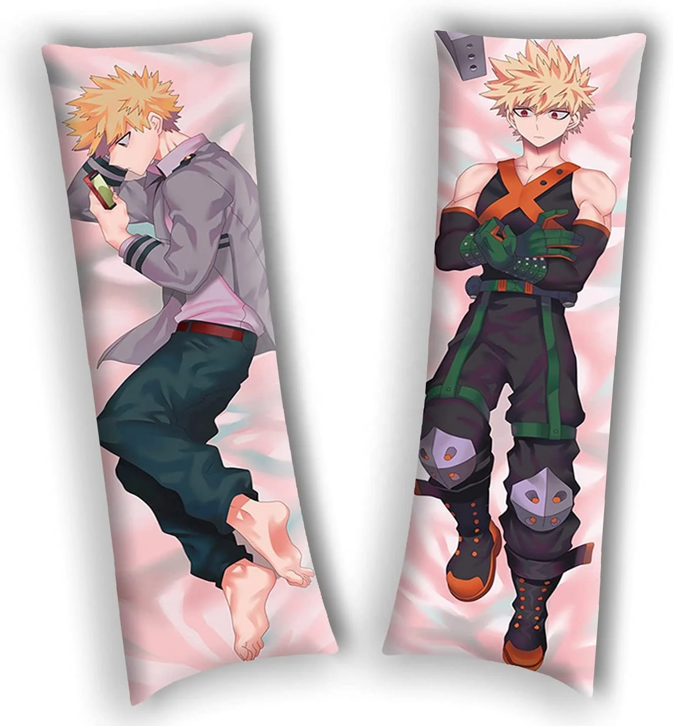 Wholesale Custom Size 50*150cm Printing 2way Peach Skin Cartoon Anime Decorative Body Pillow Case Cover Pillowcase