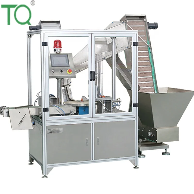 plastic cap wadding machine with gasket foam liner inserting machine