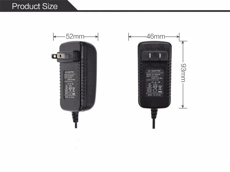 Коммутационный адаптер Intertek 100-240 в 50 60 Гц AC DC 12 В 24